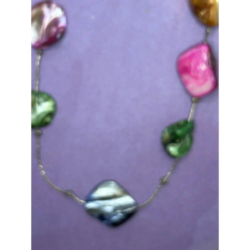 Mother of Pearl Shell Necklace‎ Fruit bowl Spring Easter 18